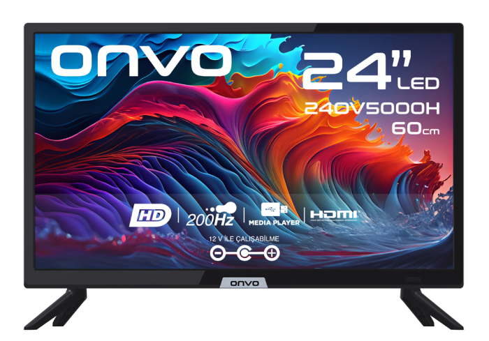 24OV5000H 24'' 60 Ekran Uydu Alıcılı HD Ready LED TV ( 12 Volt ) - 1