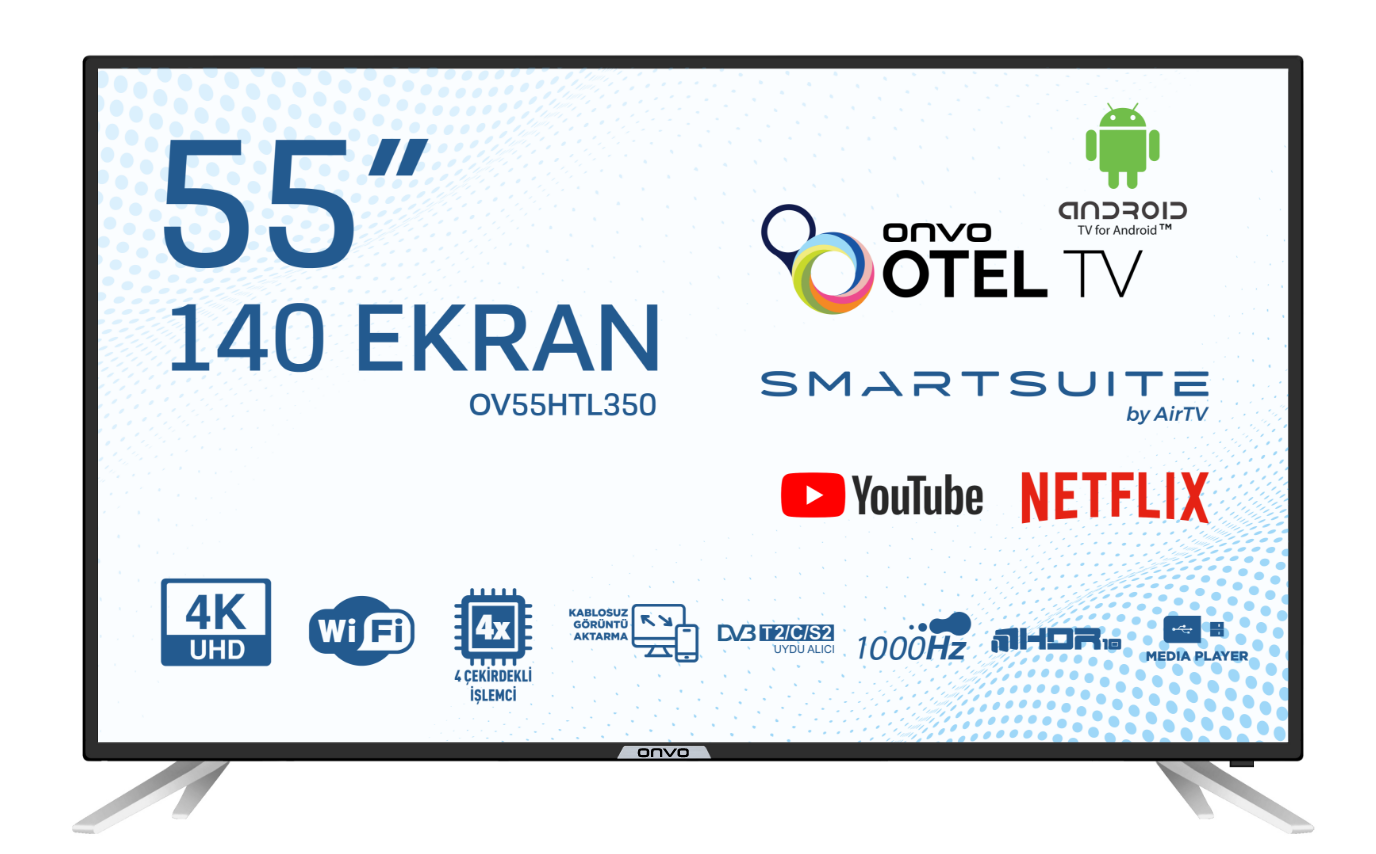 ONVO OV55HTL350 55'' ULTRA HD OTEL IP TV
