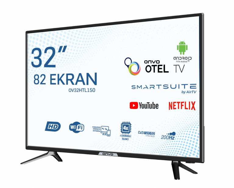 ONVO OV32HTL150 32'' HD READY OTEL IP TV