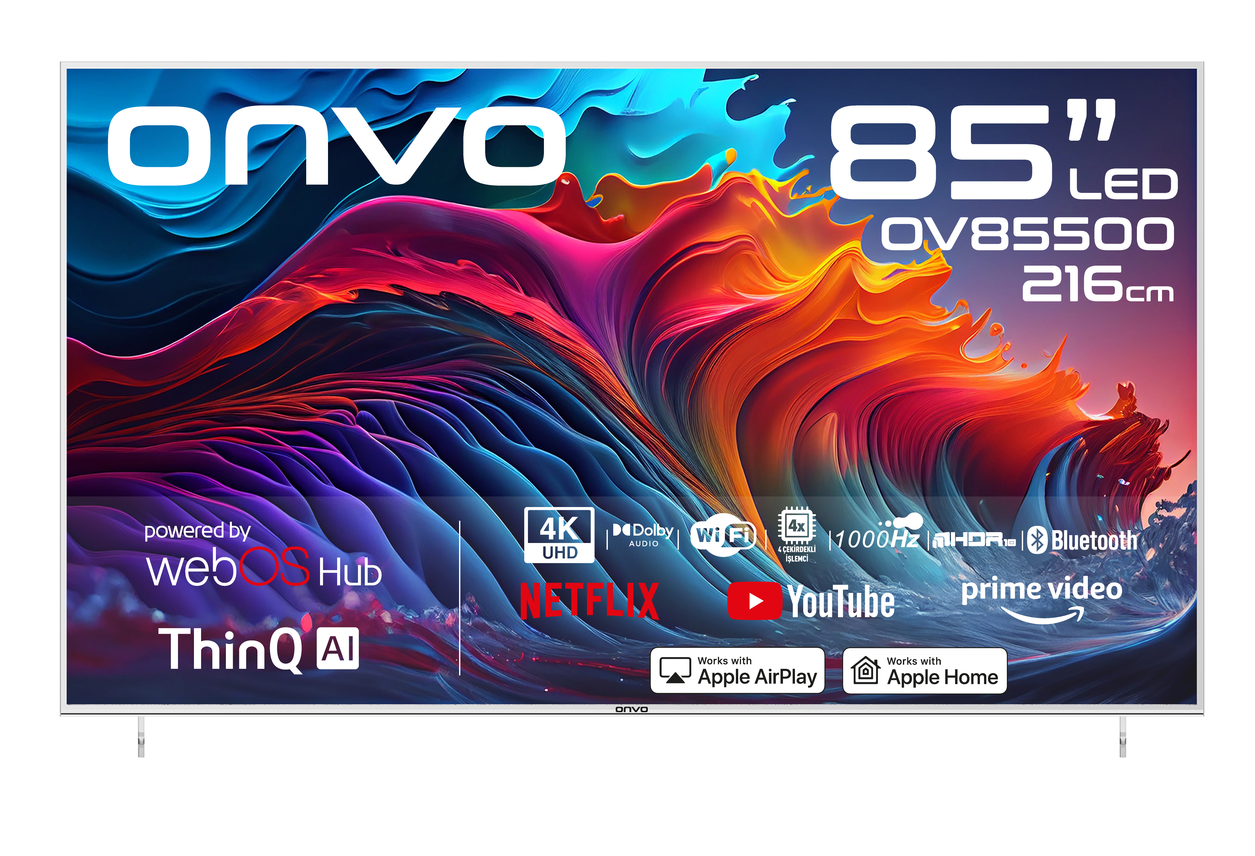 ONVO OV85500 85'' ULTRA HD WEBOS SMART LED