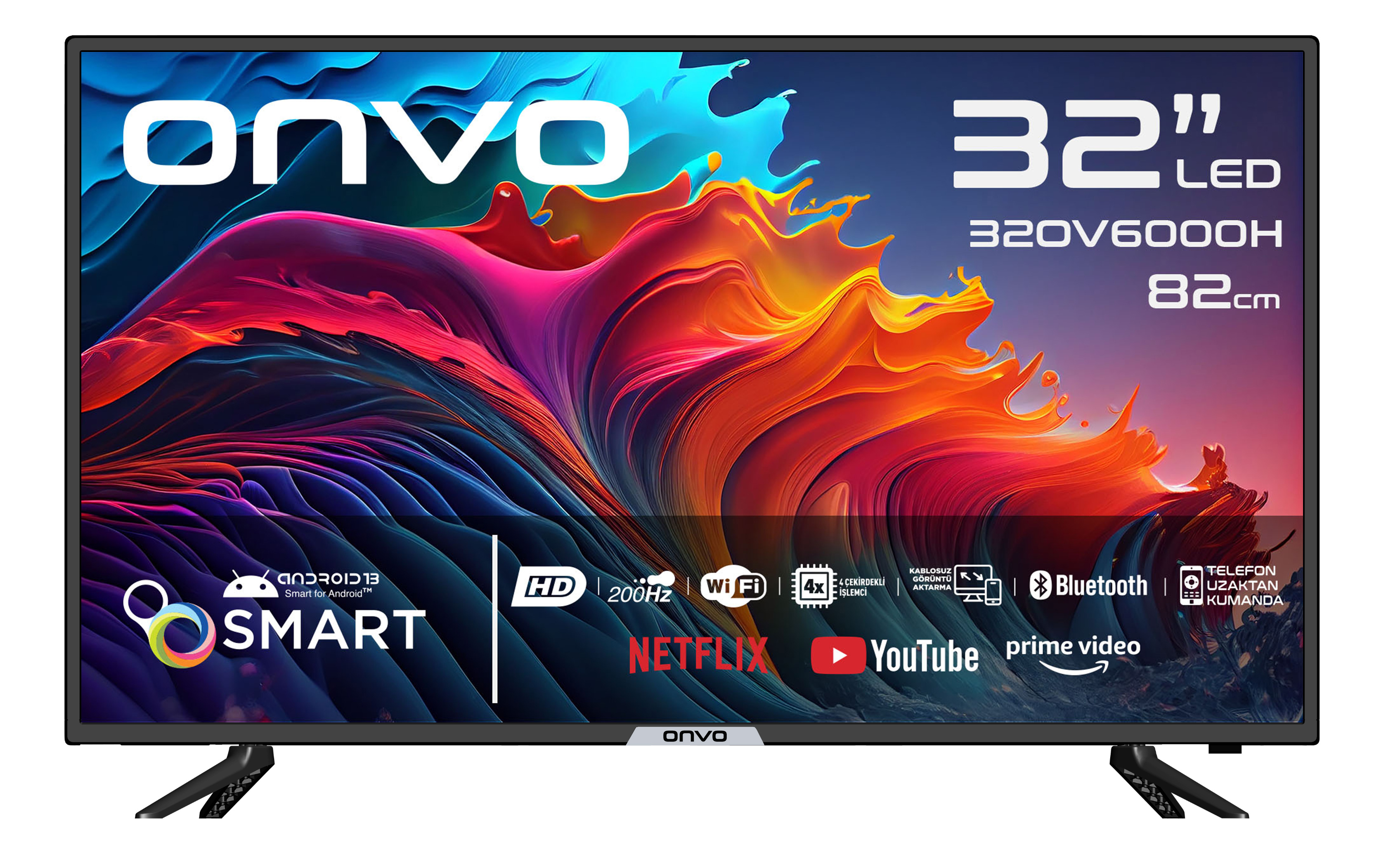 ONVO 32OV6000H 32'' HD READY ANDROID 13 SMART LED